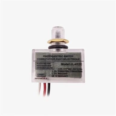 Miniature Direct Wire-In Digital Photocontrol For Outdoor Lighting JL-412C JL-412CR