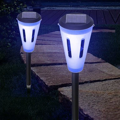 LED Solar Outdoor Adhesive Patch Mosquito Control Spike Light