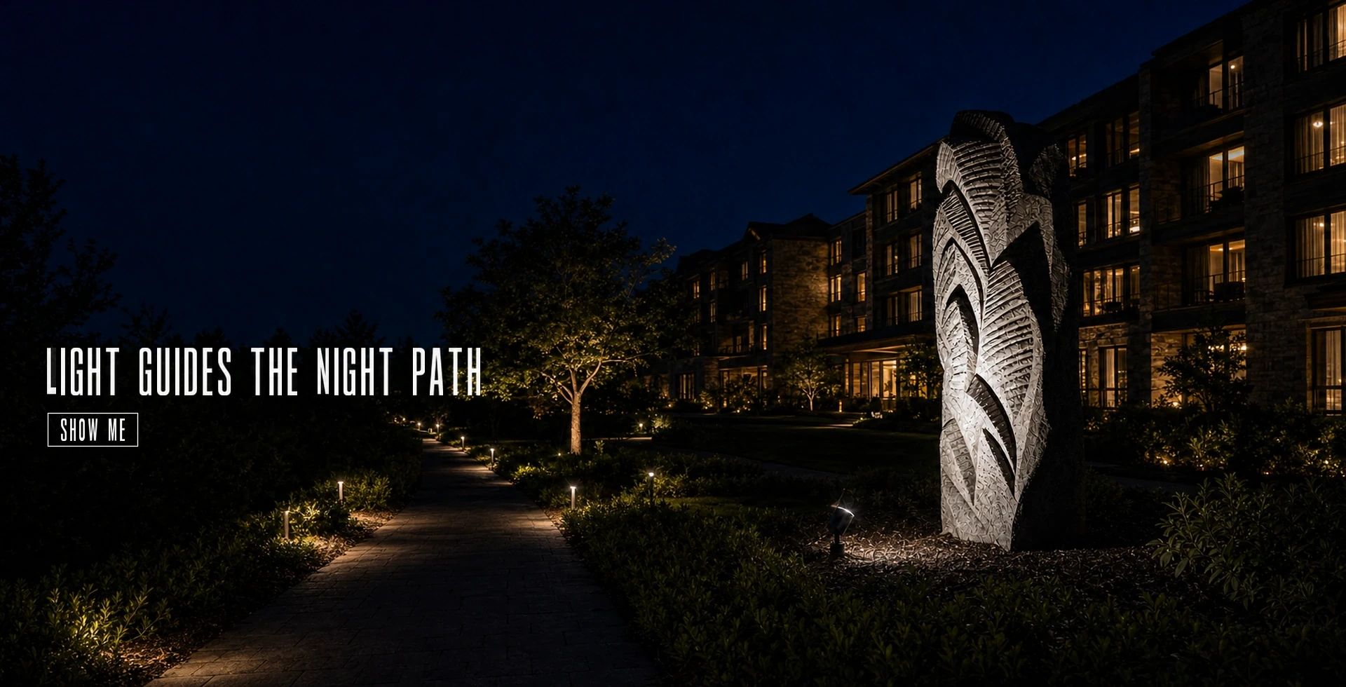 light-guides-the-night-path-hotel-garden-bollard-tree-light