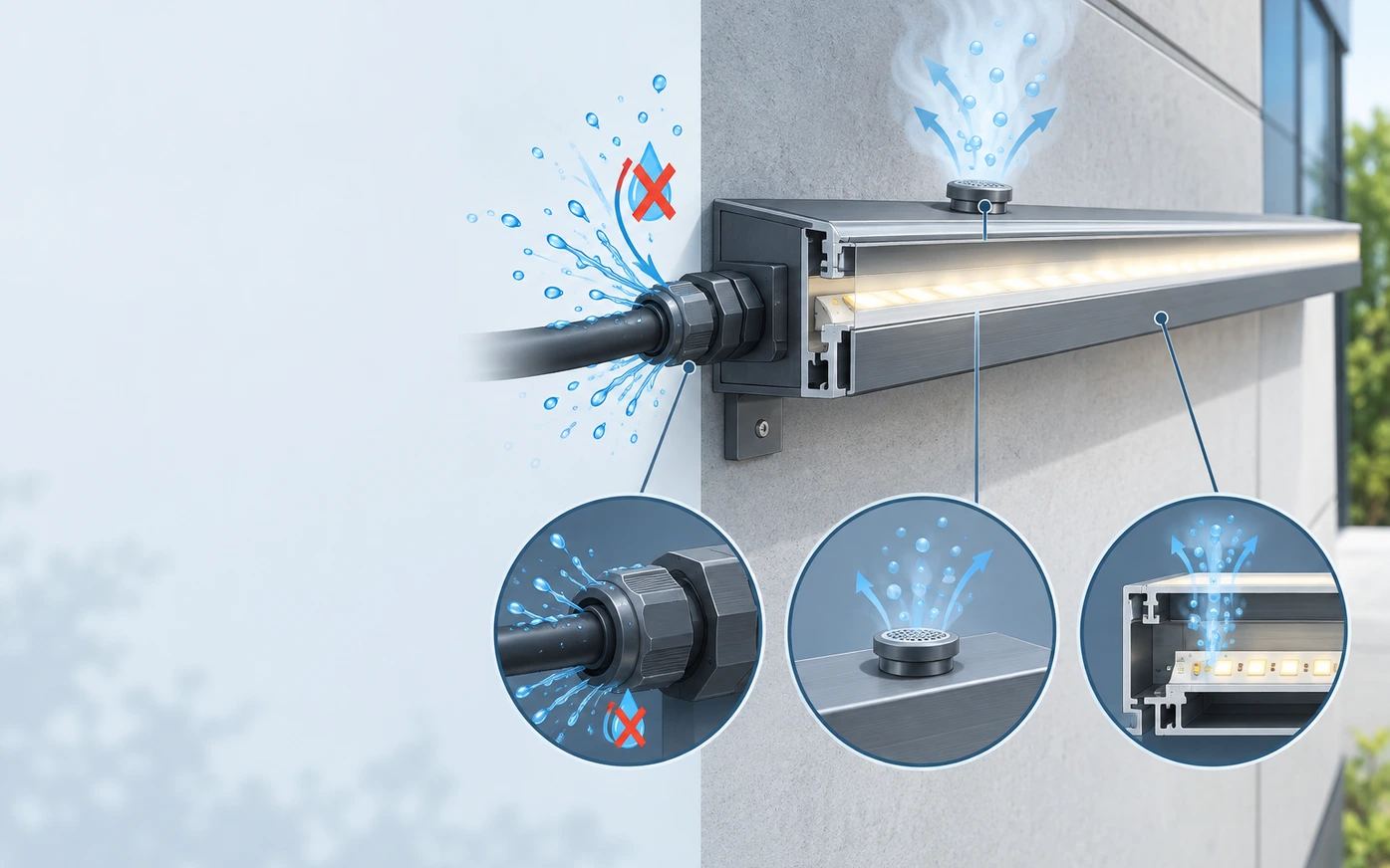 Fogging Is Not a Leak: Where Water Actually Gets Into Outdoor LED Lighting