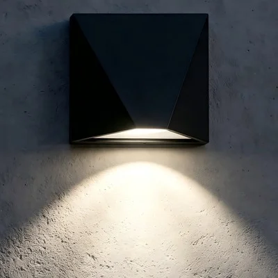 GAS2075-geometric-wall-light-ip65-3w-aluminum-lit-4000k