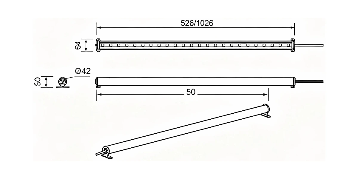 lx-sc-010a-underwater-linear-pool-light-ip68-24w-dimension-drawing lx-sc-010a-underwater-linear-pool-light-ip68-24w-dimension-drawing