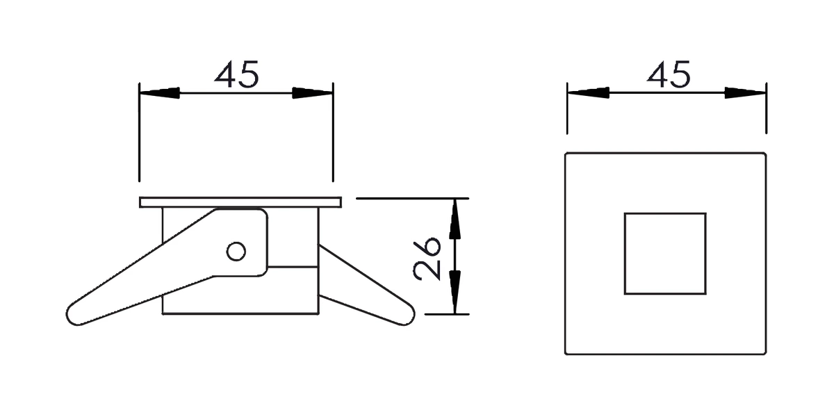 be-stl0111-step-light-ip67-1w-aluminium-dimension-d be-stl0111-step-light-ip67-1w-aluminium-dimension-d