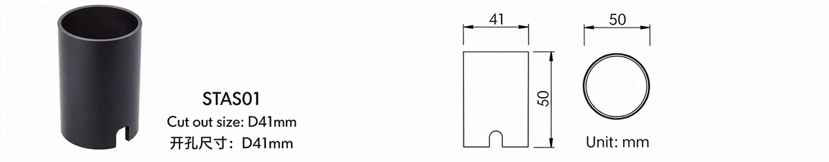 be-stl0101-step-light-ip65-1w-aluminium-mounting-sleeve be-stl0101-step-light-ip65-1w-aluminium-mounting-sleeve