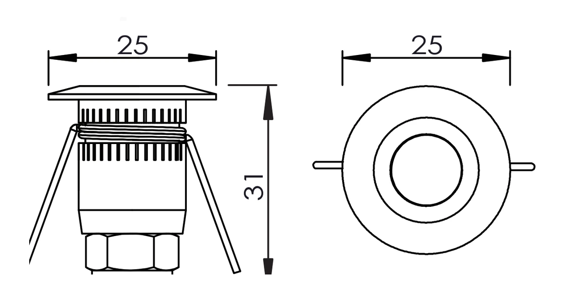 be-stl0102-step-light-ip67-1w-aluminium-dimension-c be-stl0102-step-light-ip67-1w-aluminium-dimension-c