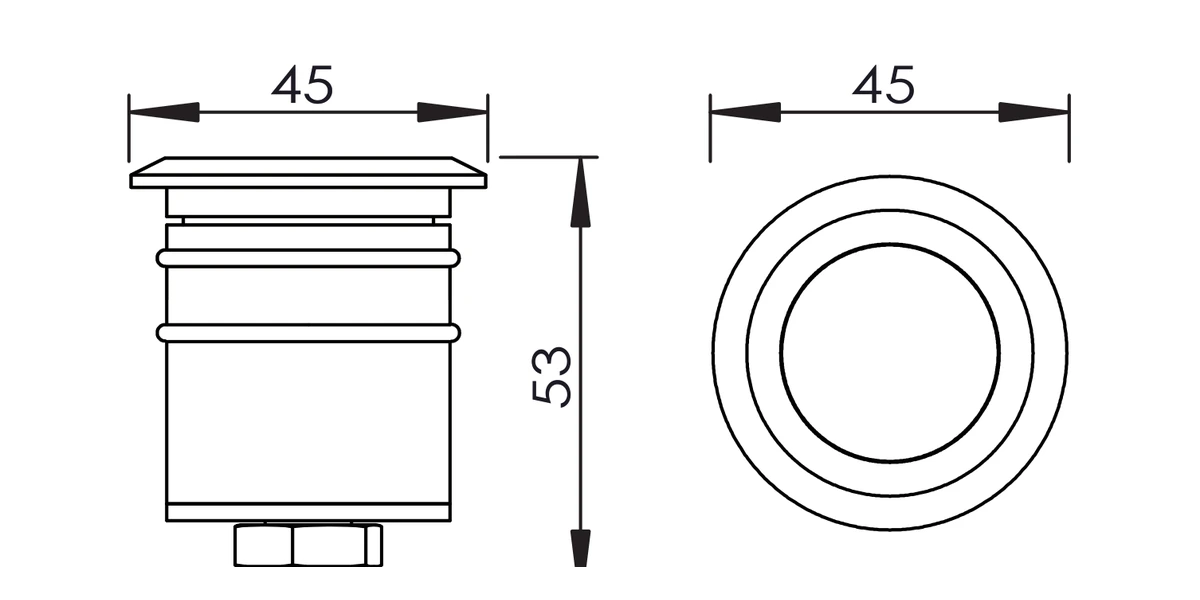 be-stl0103-step-light-ip65-05w-aluminium-dimension-a be-stl0103-step-light-ip65-05w-aluminium-dimension-a