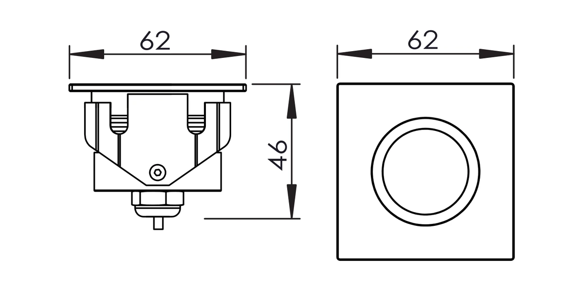 be-stl0104-step-light-ip65-1w-aluminium-dimension-b be-stl0104-step-light-ip65-1w-aluminium-dimension-b