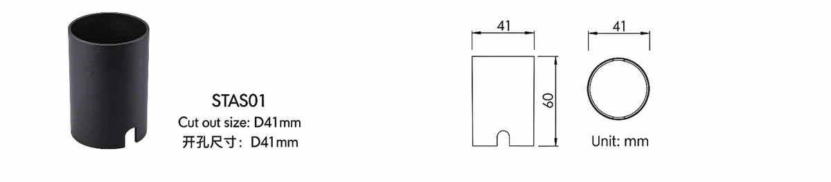 be-stl0105-step-light-ip65-1w-aluminium-mounting-sleeve be-stl0105-step-light-ip65-1w-aluminium-mounting-sleeve