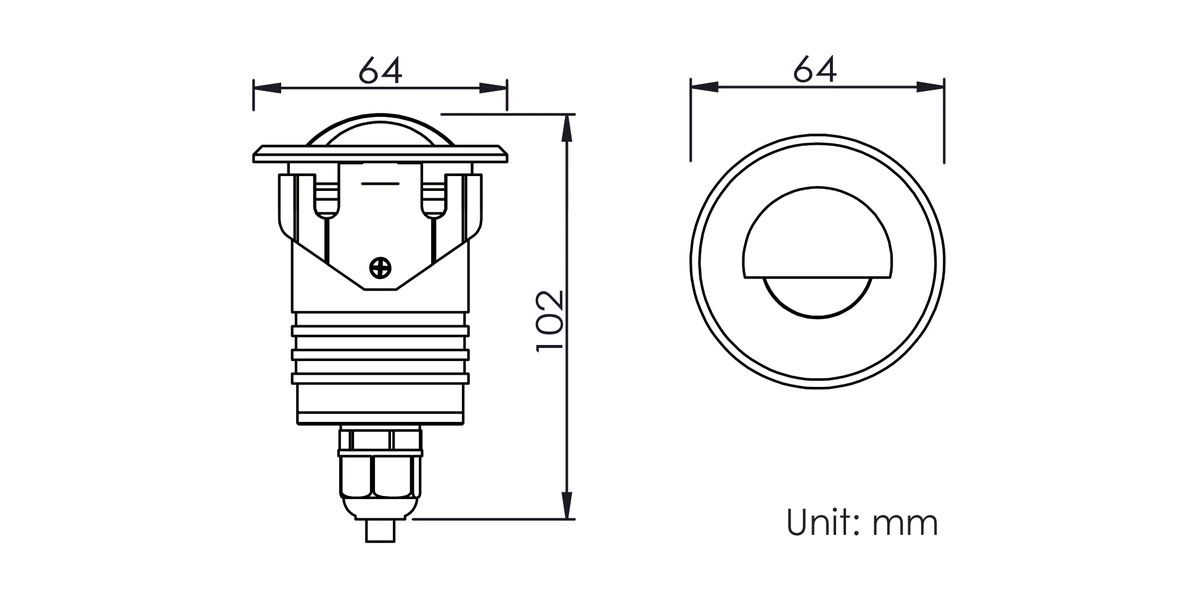 be-stl0301-step-light-ip67-3w-aluminium-dimension-a be-stl0301-step-light-ip67-3w-aluminium-dimension-a