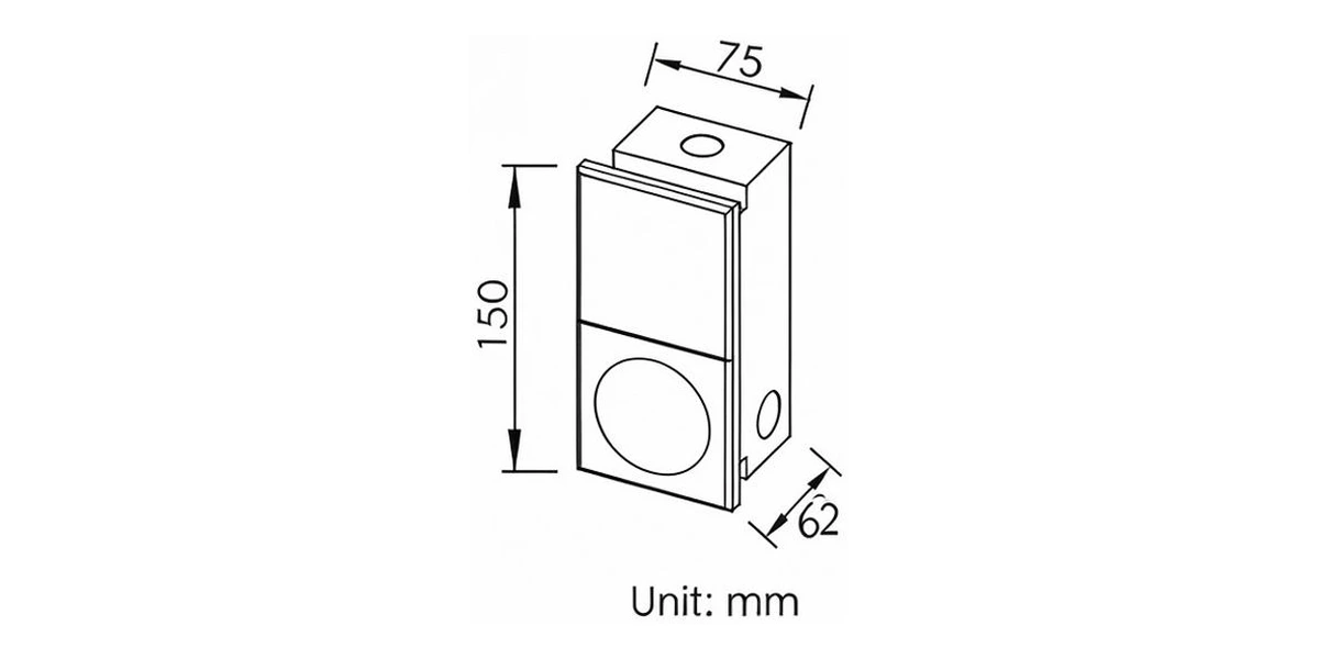 be-stm0301-step-light-ip55-3w-aluminium-dimension-a be-stm0301-step-light-ip55-3w-aluminium-dimension-a