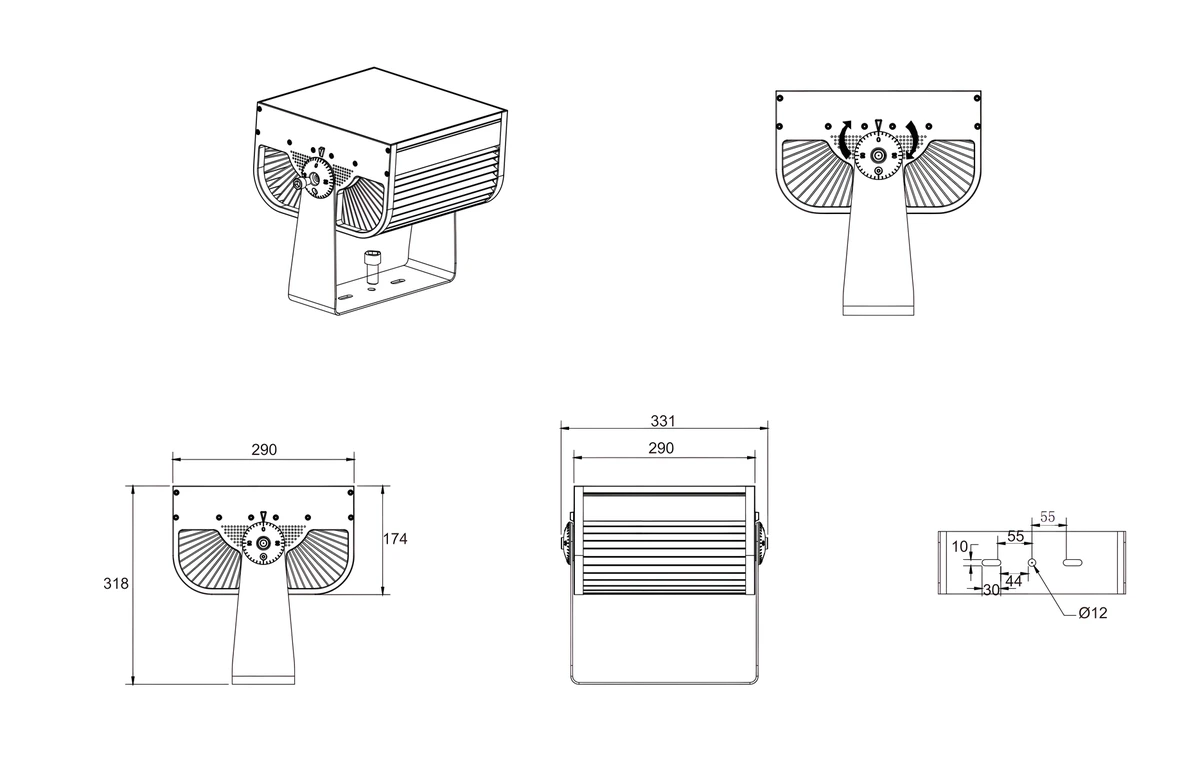 tl-tgd-m7203-floodlight-ip66-200w-aluminum-installation tl-tgd-m7203-floodlight-ip66-200w-aluminum-installation