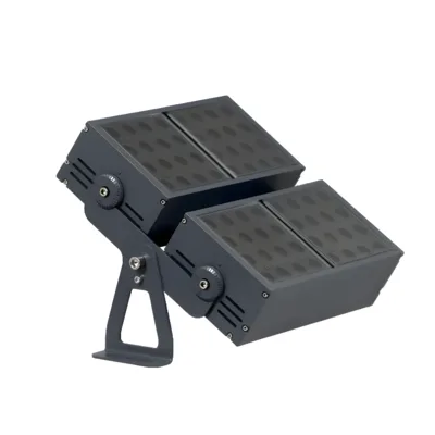 TL-22ATG6403-200W Anti-Glare Dual-Row Aimable Flood Light 200 W IP65 Die-Cast Aluminum