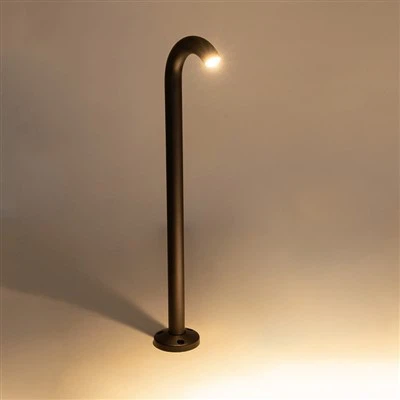 5W Modern Black Outdoor Bollard Light IP54 MB18-C014