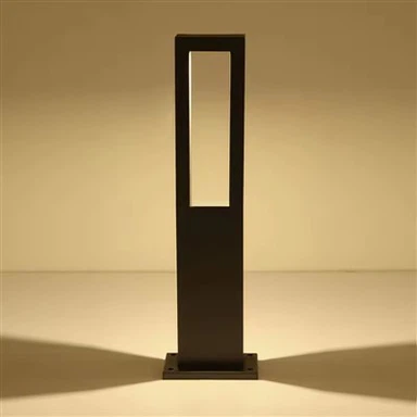 7W LED Bollard Light Black Square Pathway Light MB21-BL20