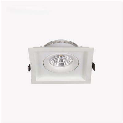 8W COB Square Adjustable LED Downlight IP44