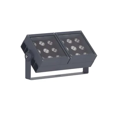 TL-12XTG-50W Single-Row Aimable RGBW Flood Light 50 W / 72 W (RGB / RGBW) IP65 Die-Cast Aluminum