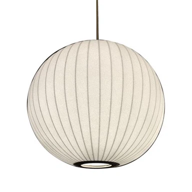 Silk Ball Lampshade Pendant Lights Janpanese Style Chandelier