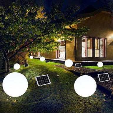 Solar Courtyard Light, Spherical Lawn Light, Outdoor Luminous Ball, Waterproof Light Ball, Garden Villa Landscape Ball Light