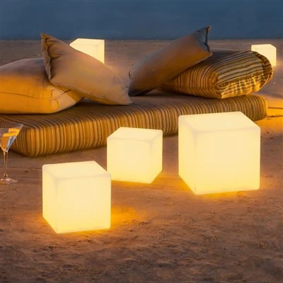 Solar Powered Outdoor Ice Cube Lamp, Waterproof Lawn Lamp, Floor Lamp, Courtyard Lamp, Garden Decoration Lamp